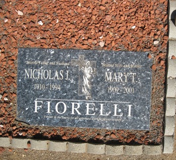 Fiorelli, Mary Thersa gravesite