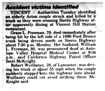 Freeman, Grace Lenora person