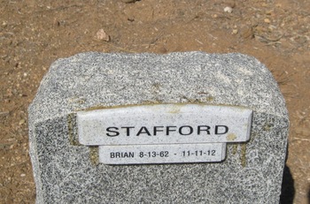 Stafford, Brian gravesite