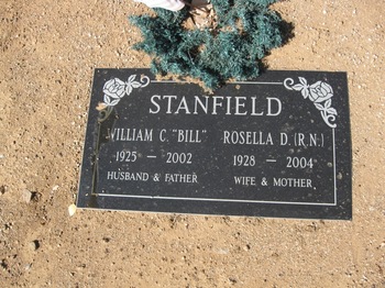 Stanfield, William Carl (''Bill or Scrapper'') gravesite