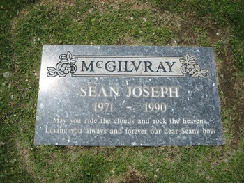 McGilvray, Sean Joseph gravesite