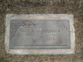 Anderson, Besse Rae gravesite