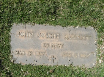 Barrett, John Joseph gravesite