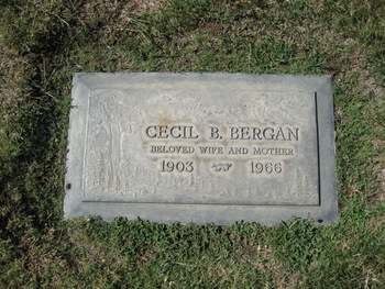 Bergan, Cecil Beatrice gravesite