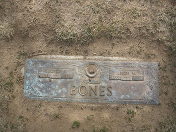 Bones, George Raymond gravesite