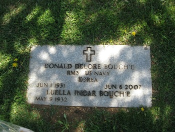 Bouche, Donald Delore gravesite