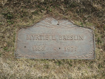 Breslin, Myrtie Louise gravesite