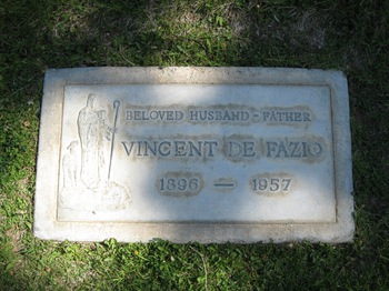 De Fazio, Vincent 'James' gravesite