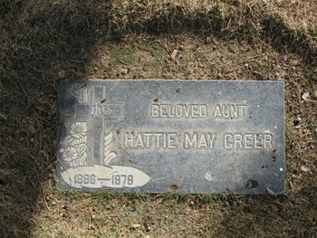 Greer, Hattie May gravesite