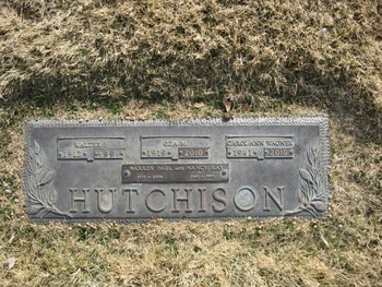 Hutchison, Oda M. gravesite