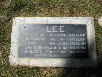 Lee, Rebecca gravesite