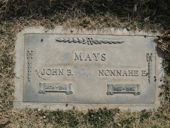Mays, Nonnahe Elizabeth gravesite