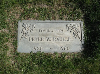 Raul, Peter William gravesite