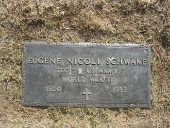 Schwake, Eugene Nicoli gravesite