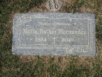 Hernandez, Maria Esther gravesite