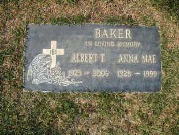 Baker, Anna Mae gravesite