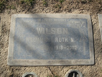 Wilson, William Curtis gravesite