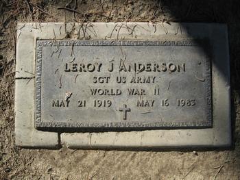 Anderson, LeRoy J. gravesite