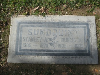 Sundquist, Norma V. gravesite