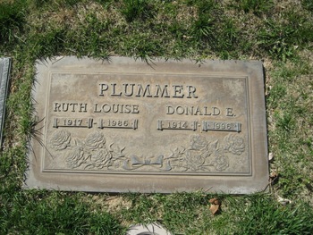 Plummer, Ruth Louise gravesite