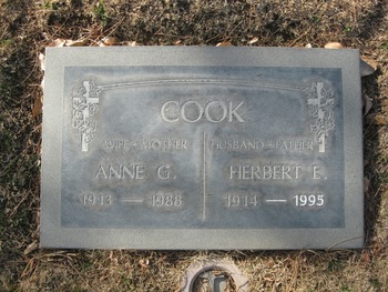Cook,   Anne Genevieve gravesite