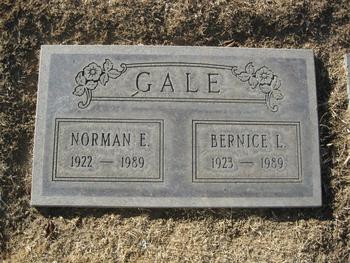 Gale, Norman Eugene gravesite