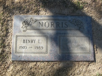 Norris, Henry Lee gravesite