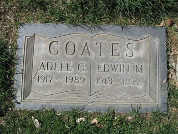 Coates, Adele gravesite