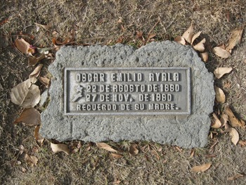 Ayala, Oscar Emilio gravesite