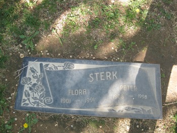 Sterk,   Flora Agnes gravesite