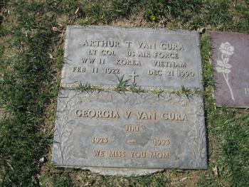Van Cura, Georgiana gravesite