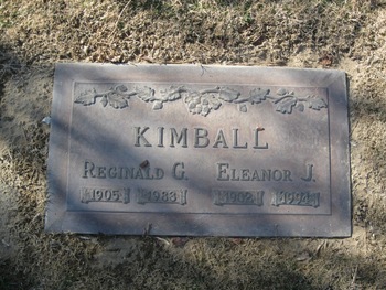 Kimball, Eleanor Jane gravesite