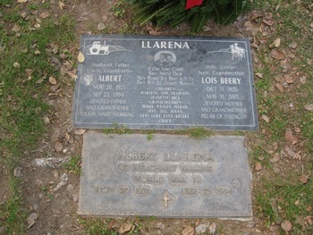 Llarena, Alberto ('Albert') gravesite
