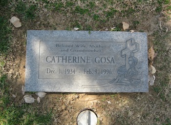 Gosa, Catherine gravesite