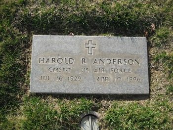 Anderson, Harold Robert gravesite