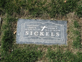 Sickels, Paul Edmond gravesite