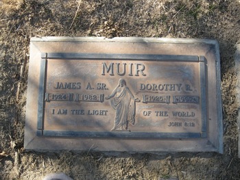 Muir, Dorothy Ruth gravesite