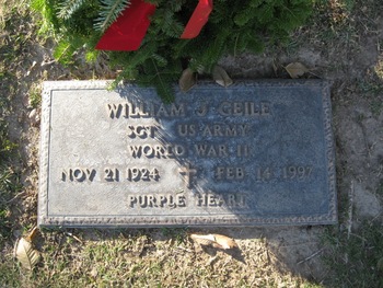Geile, William Joseph gravesite