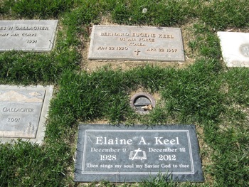 Keel, Bernard Eugene gravesite