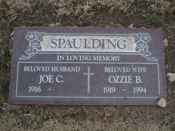 Spaulding, Joseph Cecil gravesite