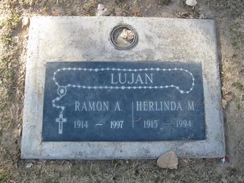 Lujan, Ramon Aguilera gravesite