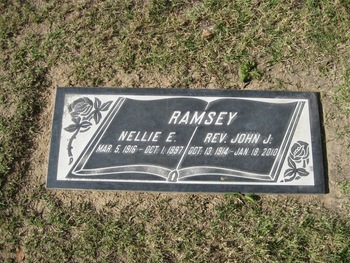 Ramsey, Nellie Elizabeth gravesite