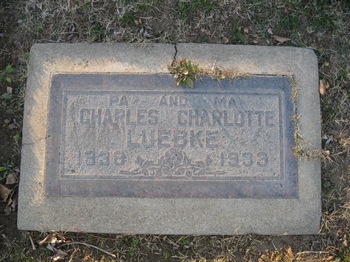 Luebke, Charles Carl gravesite