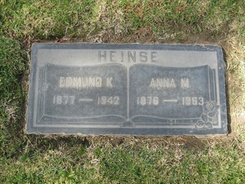 Heinse, Edmund gravesite