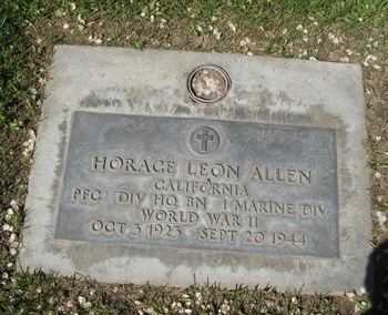 Allen, Horace Leon gravesite