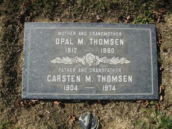 Thomsen, Carsten M. gravesite