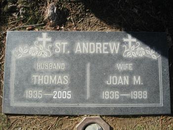 St. Andrew, Joan M. gravesite
