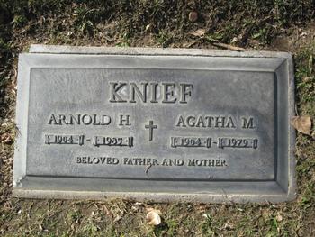 Knief, Arnold Henry gravesite