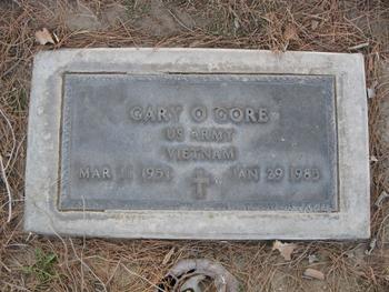 Gore, Gary Owen gravesite