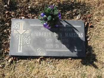Maestas, Kimberly Ann gravesite